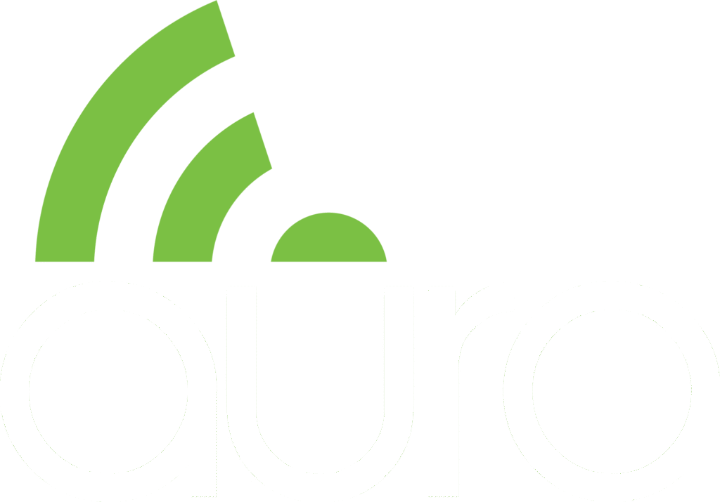 Aura Wireless white logo mark