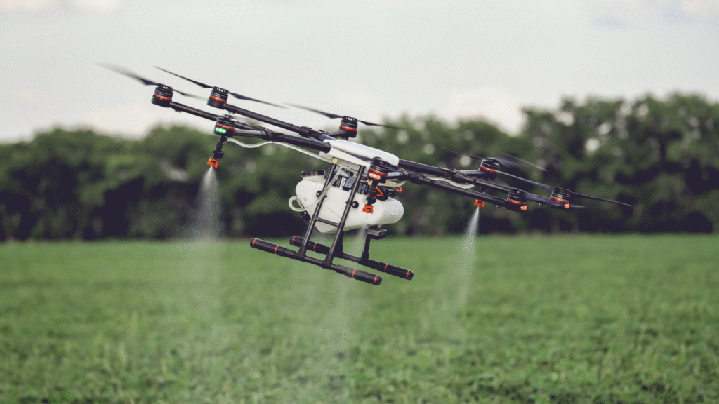 Agriculture drone connected via Apogee Converge leveraging CBRS and 5ghz wifi